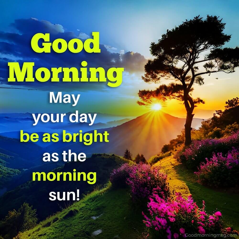Sunrise Good Morning Images With Nature I Blessingsimages