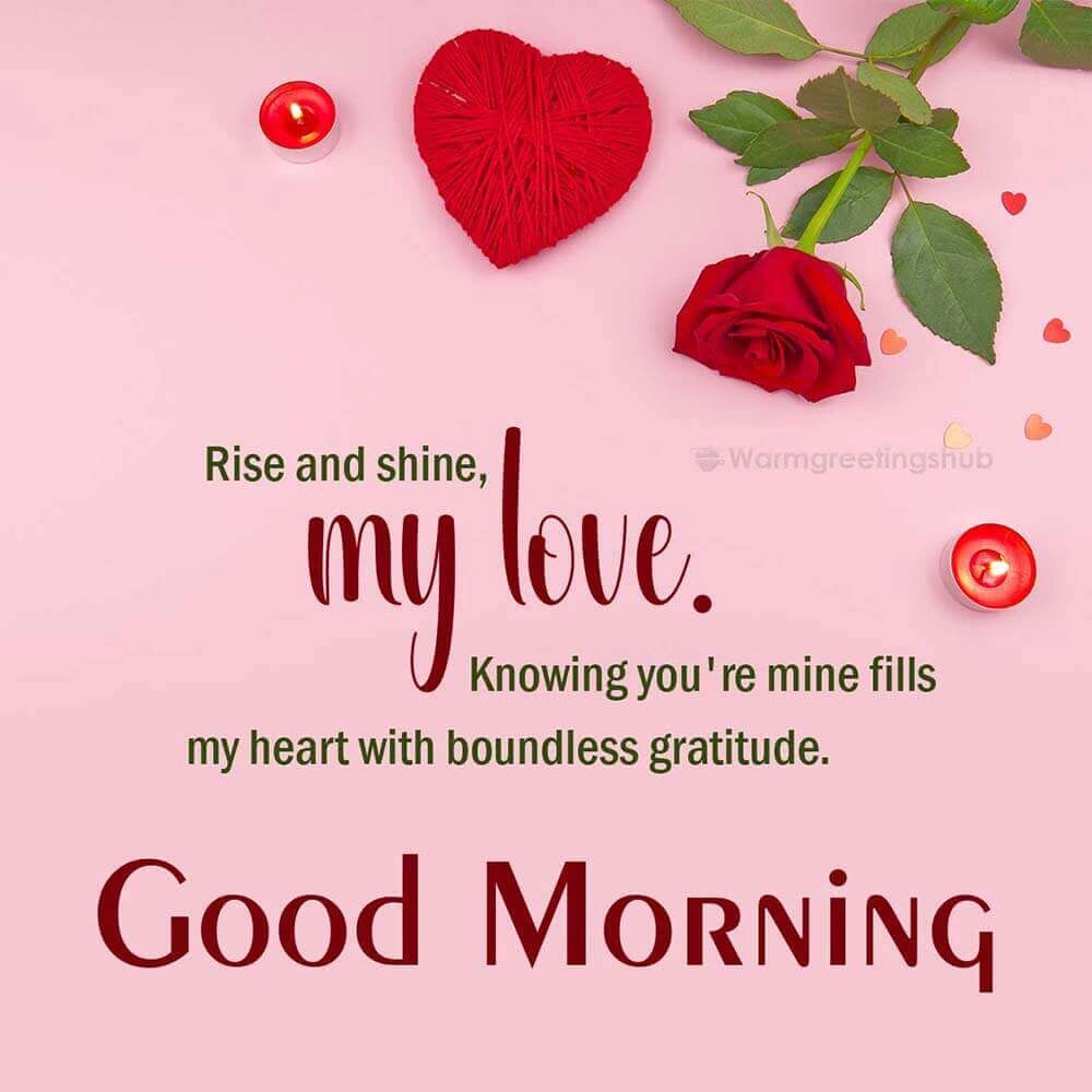 Good Morning Love Quotes Images I Blessingsimages