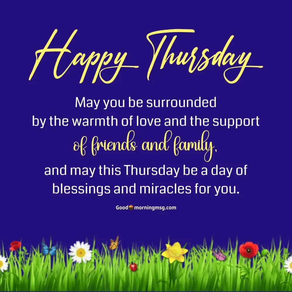 Good Morning Thursday Wishes