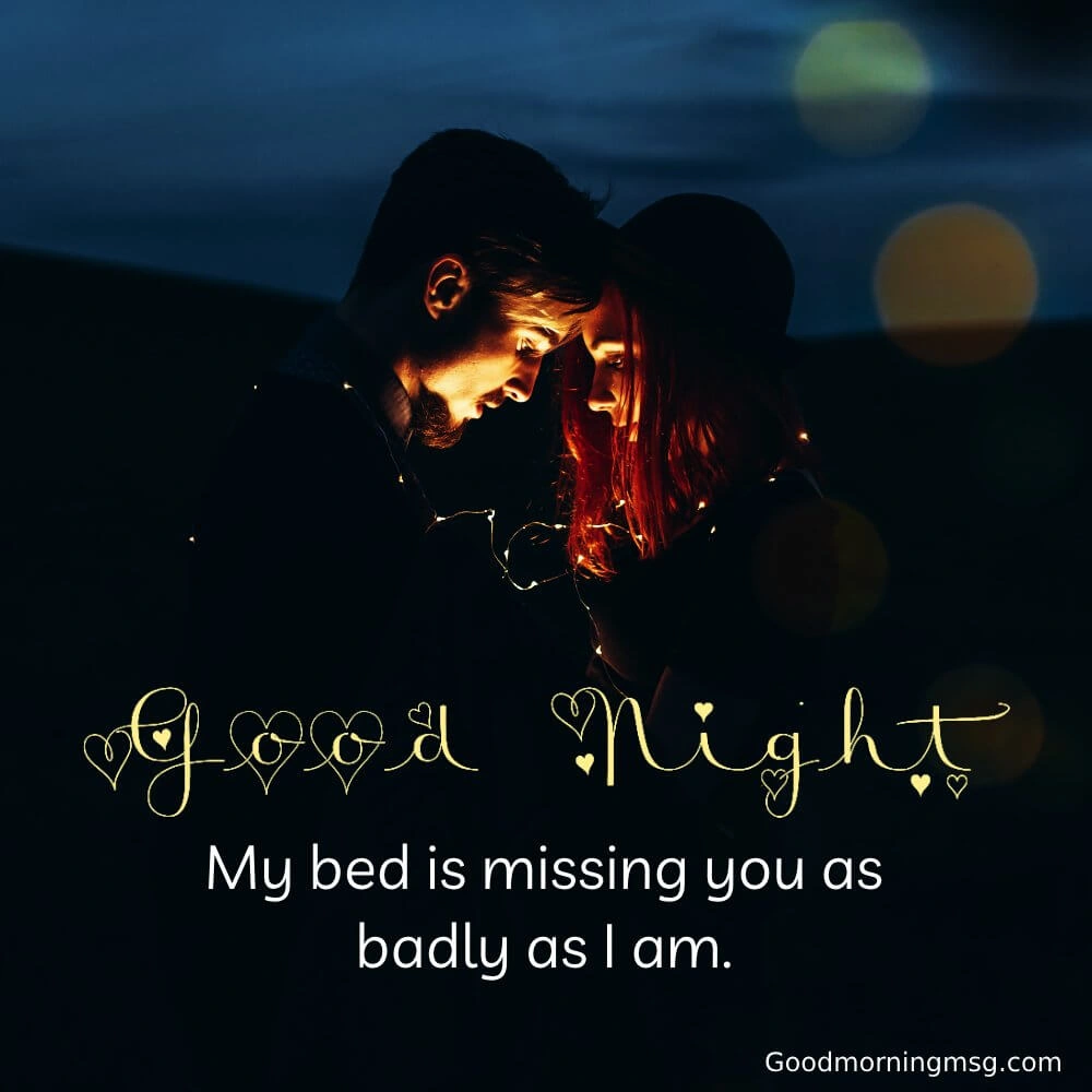 Good Night Message For My Wife In English