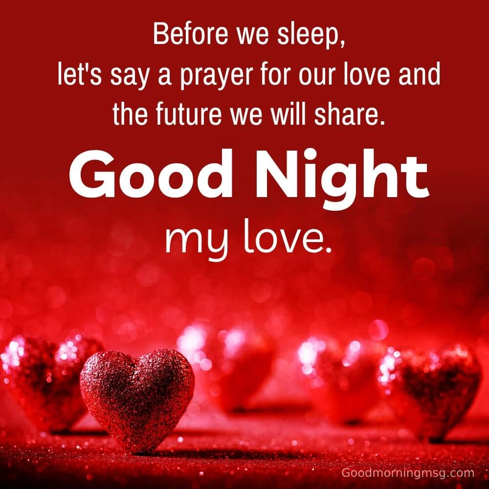 Romantic Good Night Prayer Message For My Wife Love I Blessingsimages