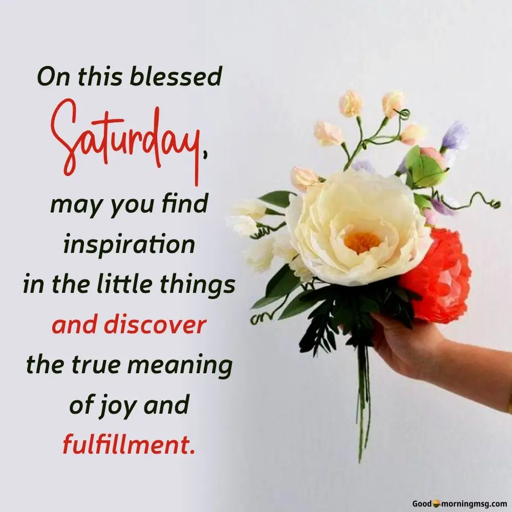 Saturday Blessings Images And Quotes