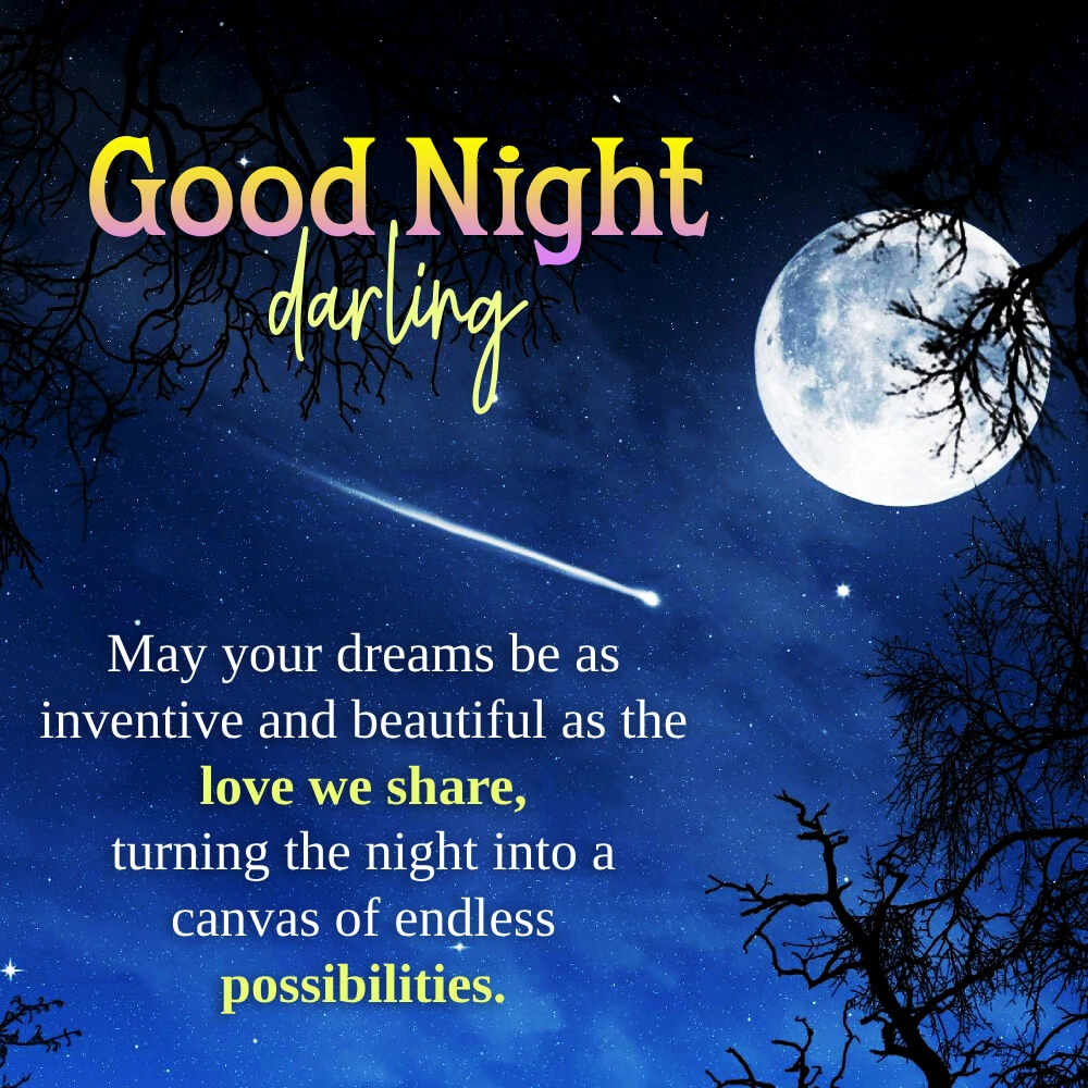 Sweet Romantic Good Night Message For Him