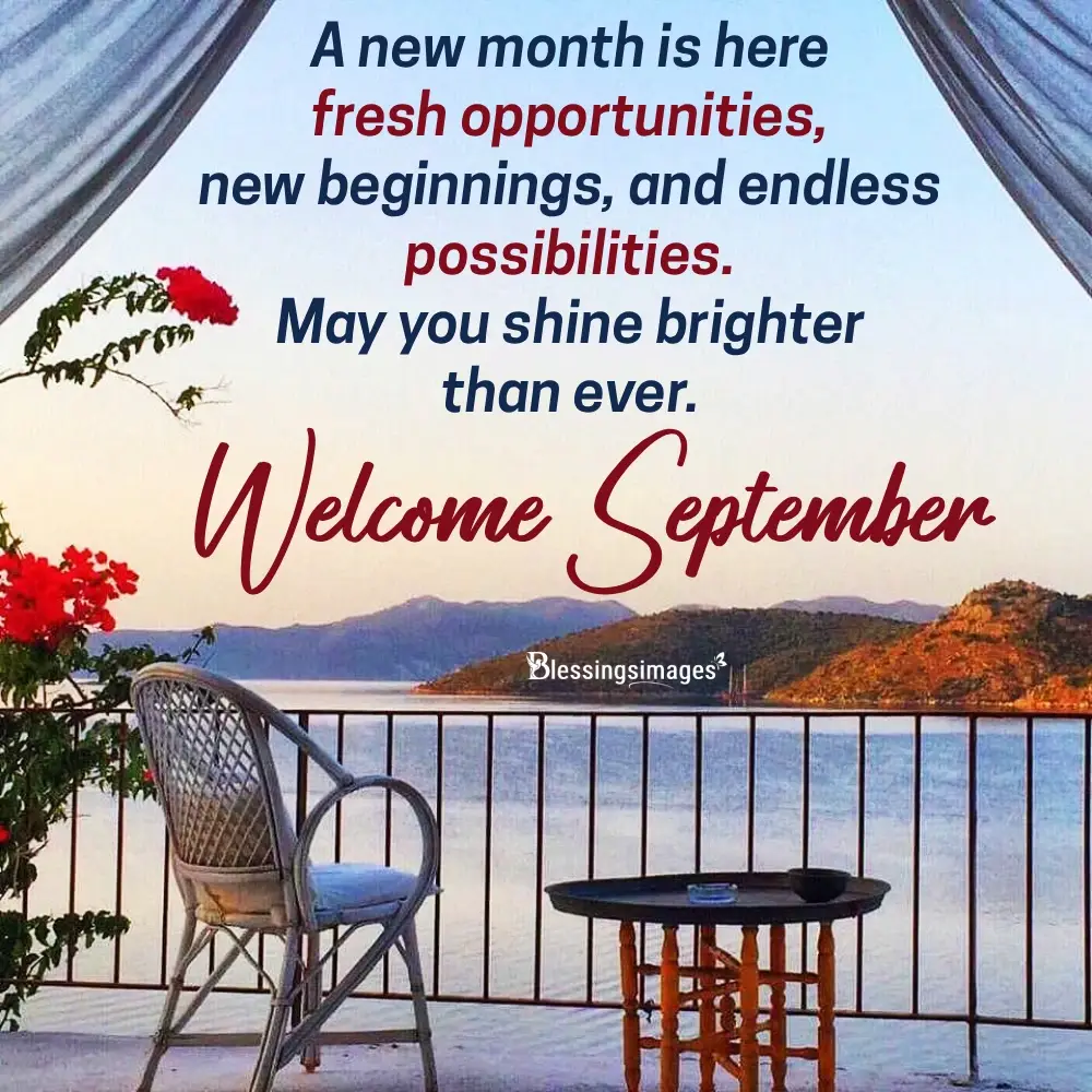 Happy New Month Of September Wishes