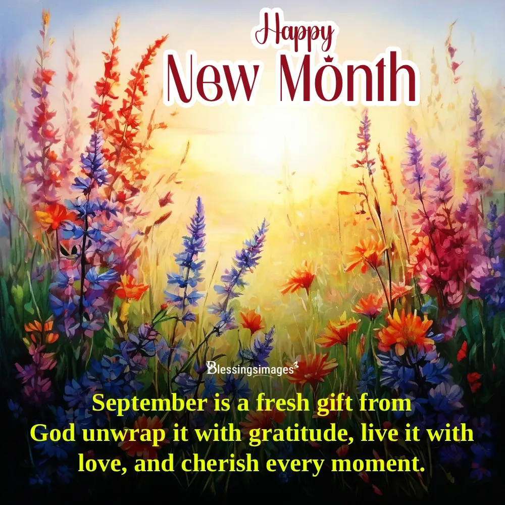 New Month Wishes For September To My Love