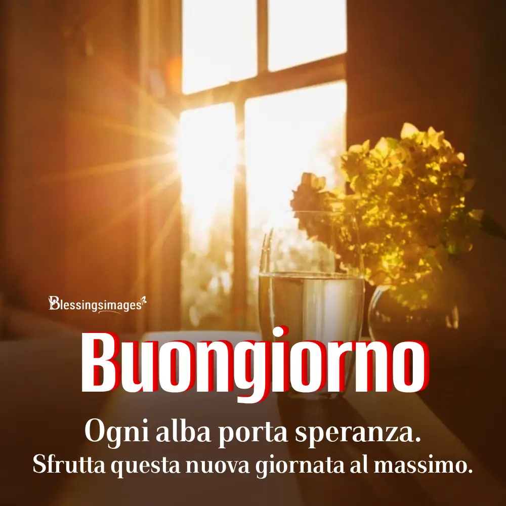 Buongiorno Buon Martedì