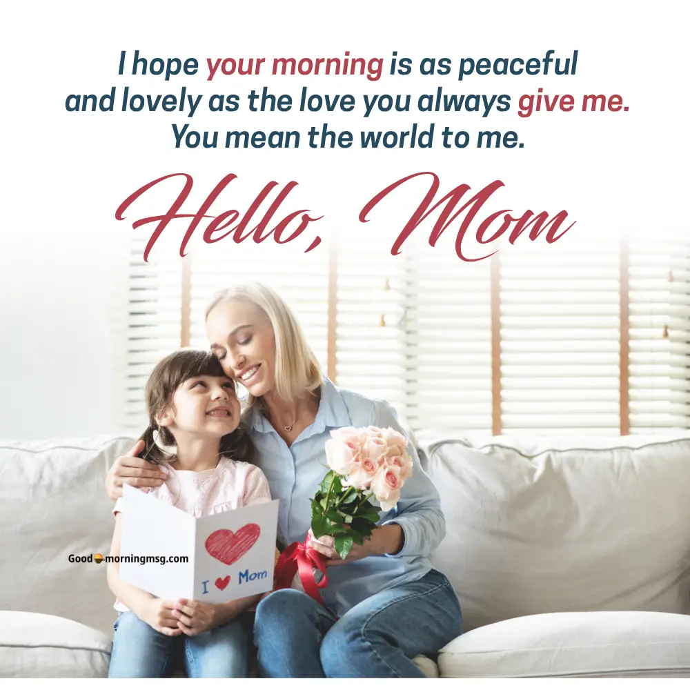 Flower Good Morning Mom I Goodmorningmsg
