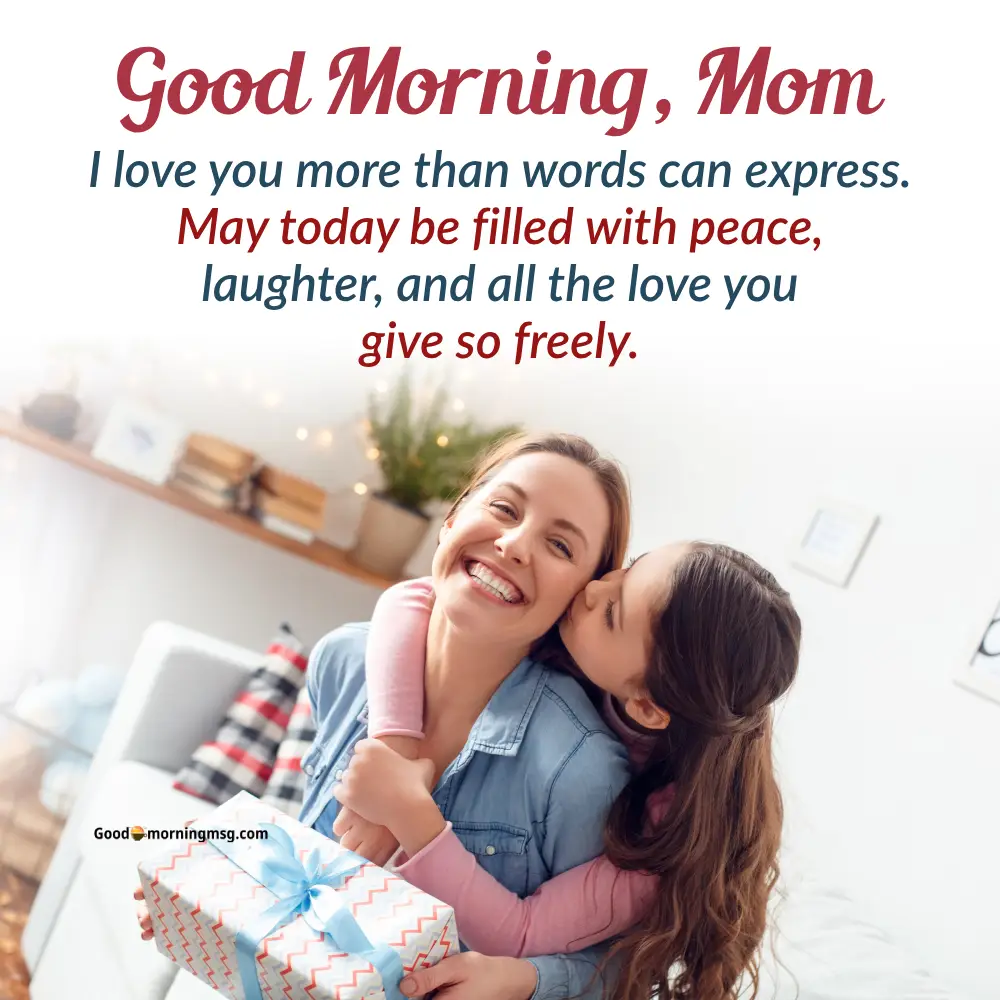 Good Morning Mom With Flowers I Goodmorningmsg