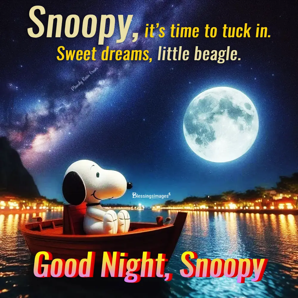 Good Night Snoopy Winter Images With Cozy Seasonal Themes